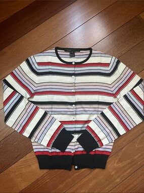 EUC Y2K Marc Jacobs Striped Cardigan